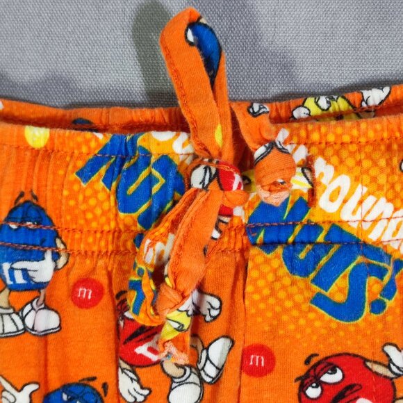 M&M's Surrounded by Nuts pyjama pants men's size XL orange with graphic design - Picture 7 of 13
